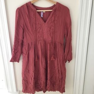 Peasant-blouse summery dress